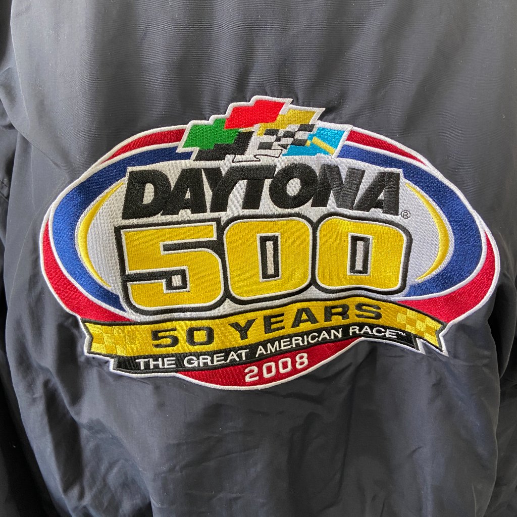 Vintage 2008 Daytona 500 Nascar 50th Anniversary Jacket Sz X Large Hooded